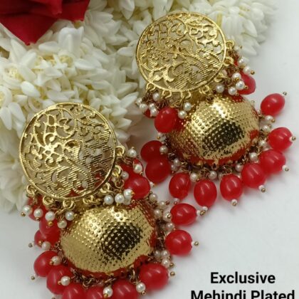Cluster Pearls jhumki