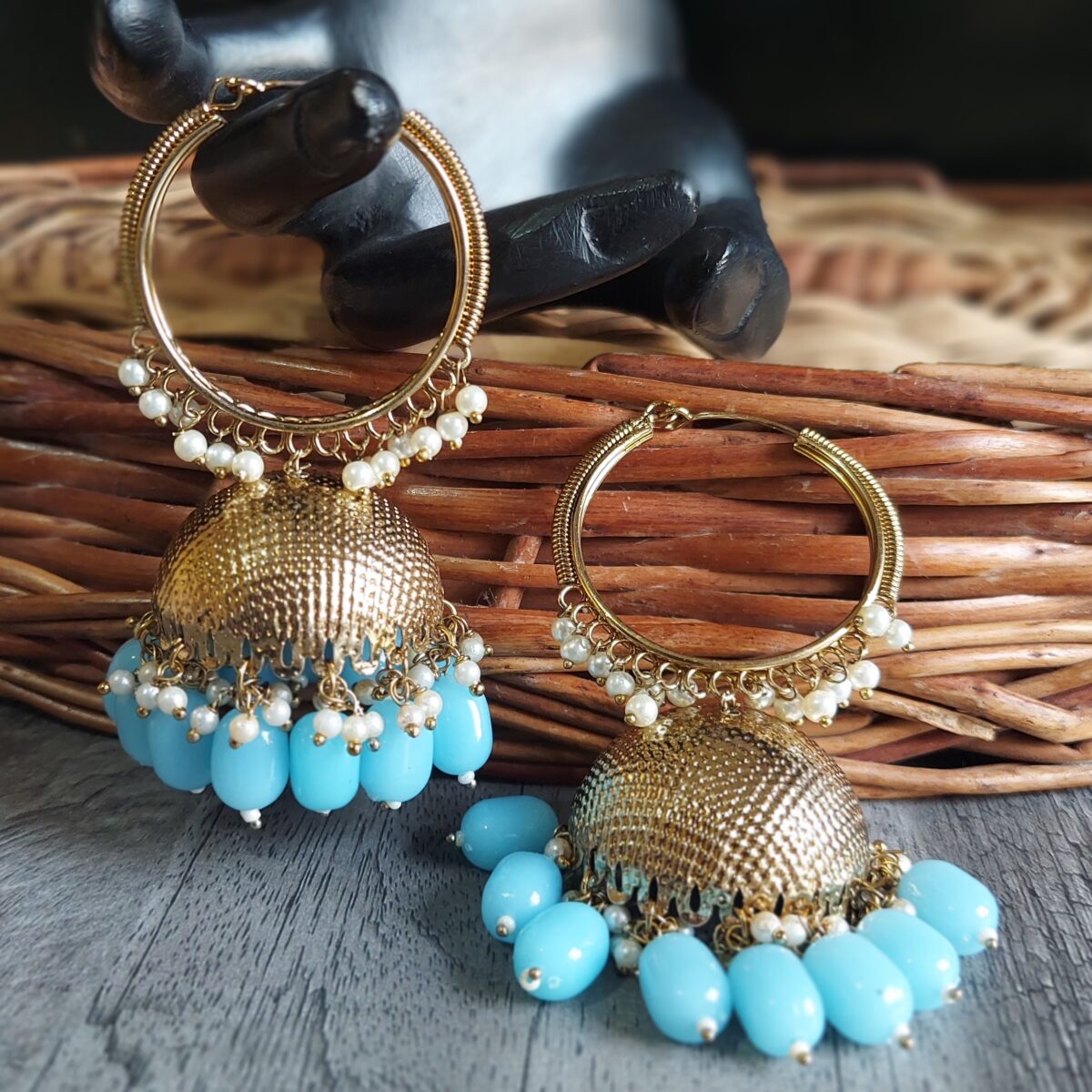 Traditional HoopHoop Jhumka earrings Jhumka