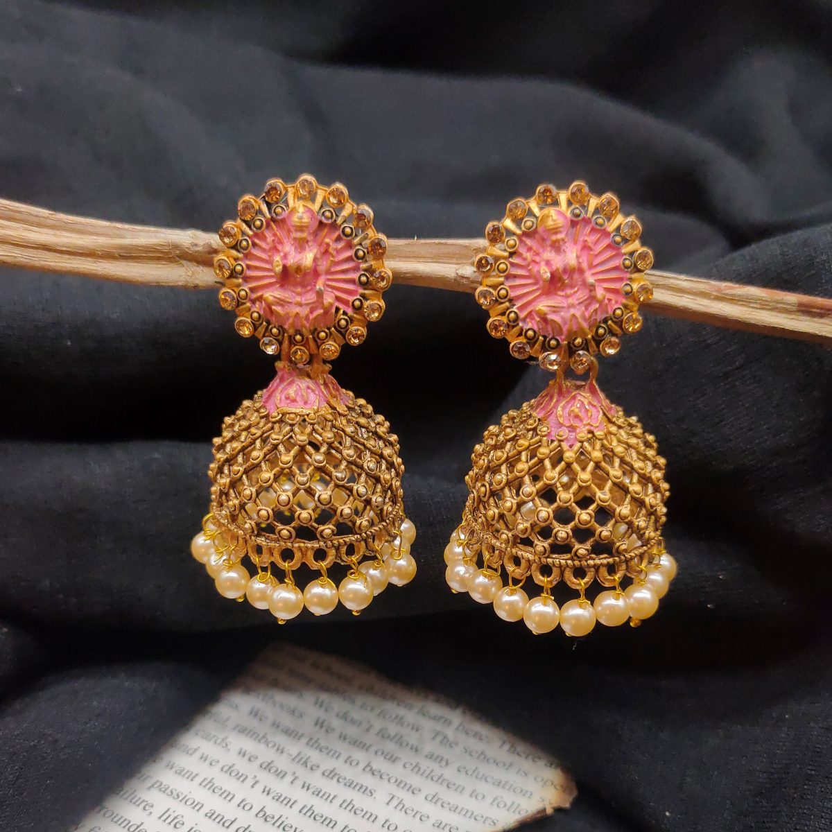 Ethnic Temple Earrings